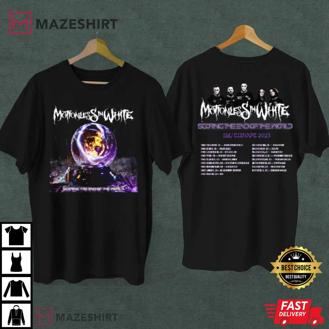 Motionless In White Scoring The End Of The World T-Shirt