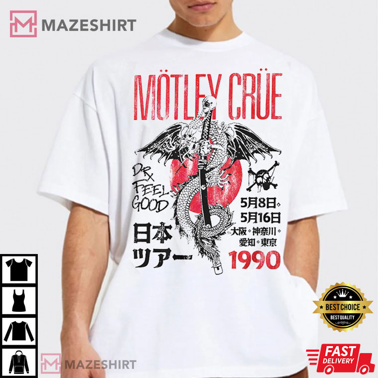 Motley Crue Rock Band Shout At The Devil T-Shirt