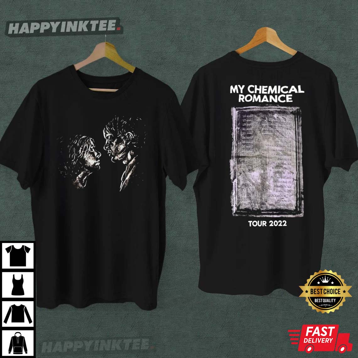 My Chemical Romance 2022 Tour Merch T-Shirt