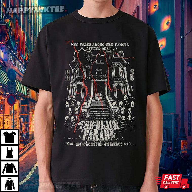 My Chemical Romance 2022 Tour The Black Paradise T-Shirt