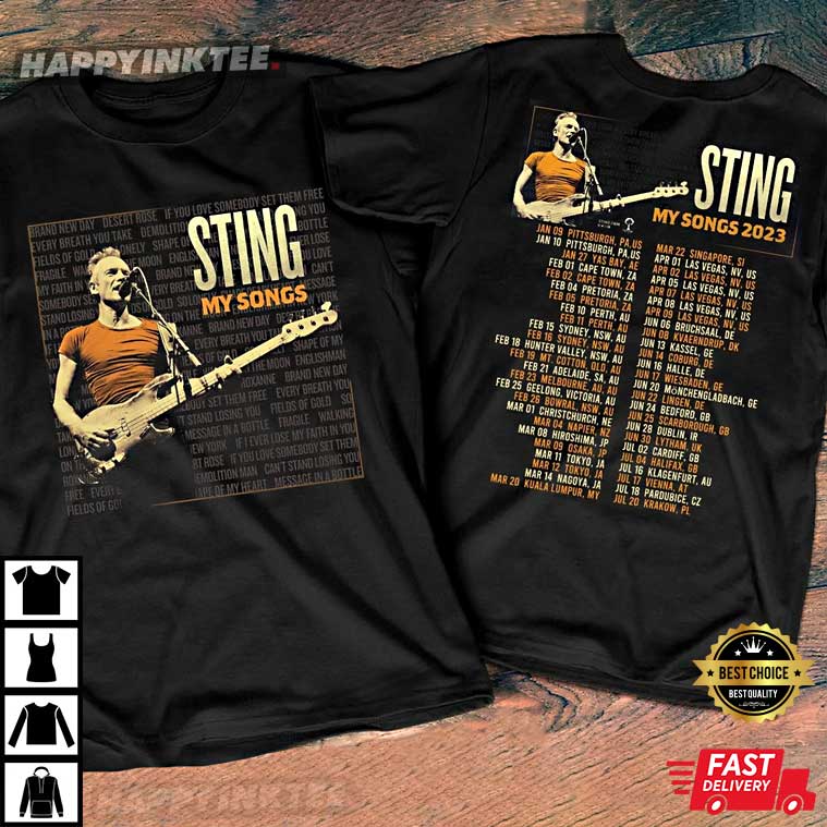 My Songs Sting Tour 2022 Essential T-Shirt