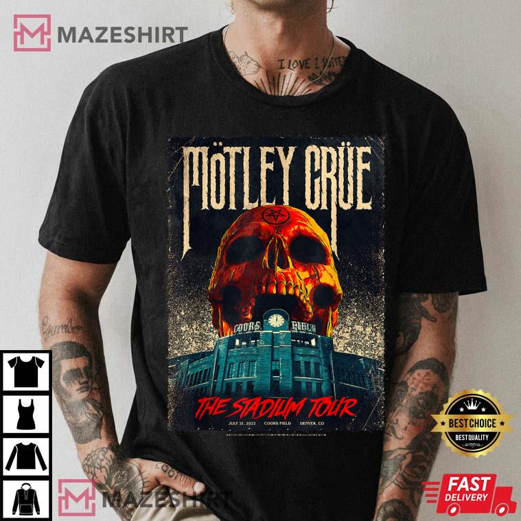 Mötley Crüe - The Stadium Tour Denver Event T-Shirt