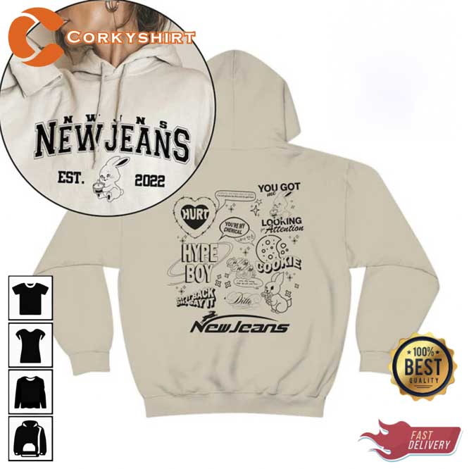 Newjeans Songs Track List Album Unisex Hoodie