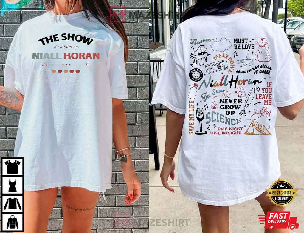 Niall Horan The Show Album Track List T-Shirt