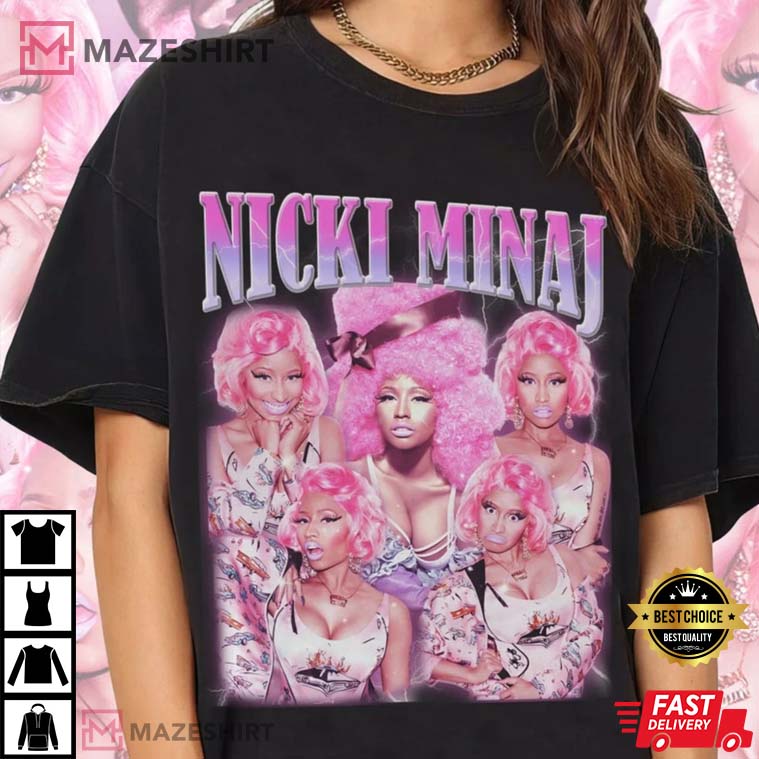 Nicki Minaj Vintage 90s Style Gift For Fan Shirt