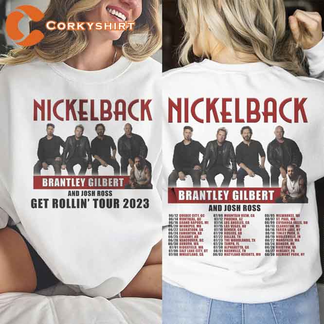 Nickleback Get Rollin 2023 Tour Sweatshirt