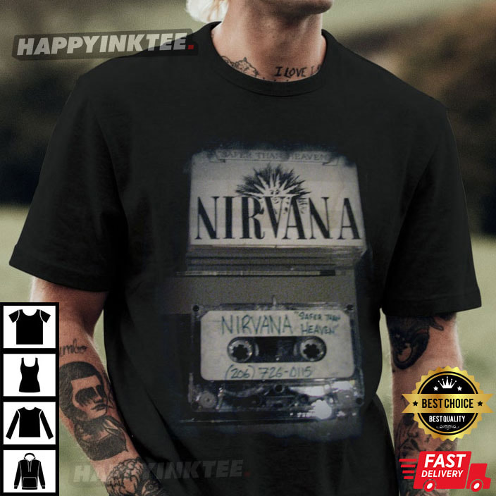 Nirvana Cassette Tape Vintage Merch T-Shirt