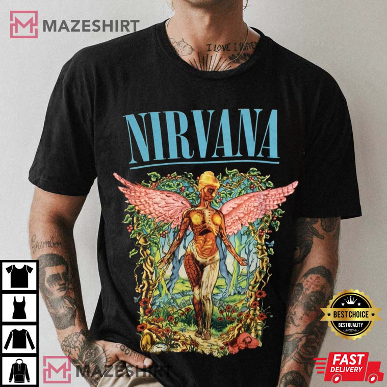 Nirvana Forest In Utero, Nirvana Tour In Utero Angel Forest Gift For Fan