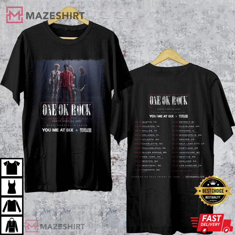 One Ok Rock North America 2022 Tour T-Shirt