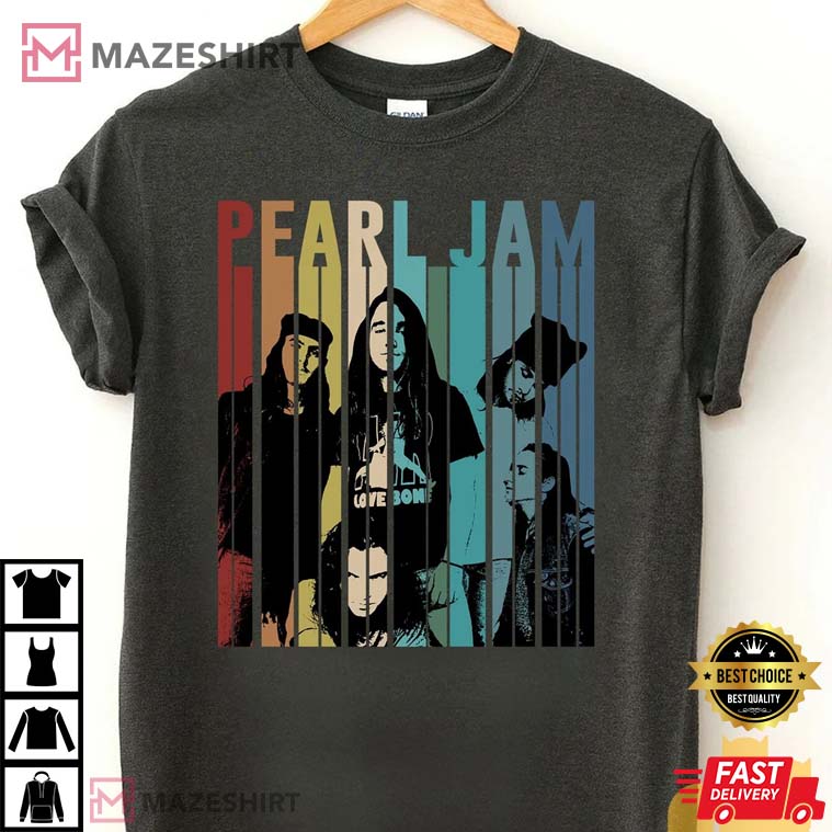 Pearl Jam Band Vintage Retro Gift For Fan T-Shirt