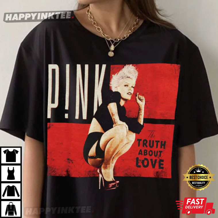 Pink Truth Box Trustfall Merch T-Shirt