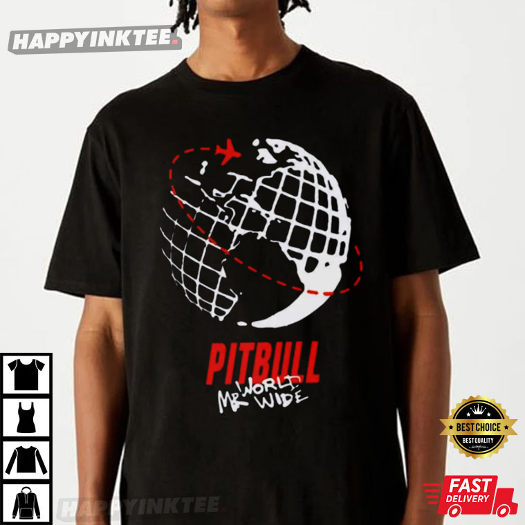 Pitbull Can't Stop Us Now Tour Date Shirt, Pitbull Mr Worldwide