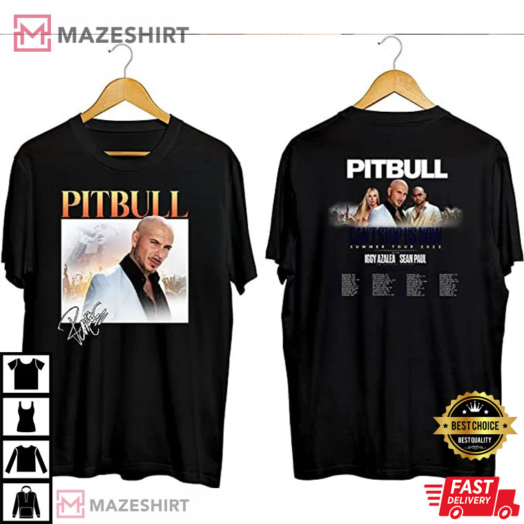 Pitbull Merch Can't Stop Us Now Gift For Fan T-Shirt