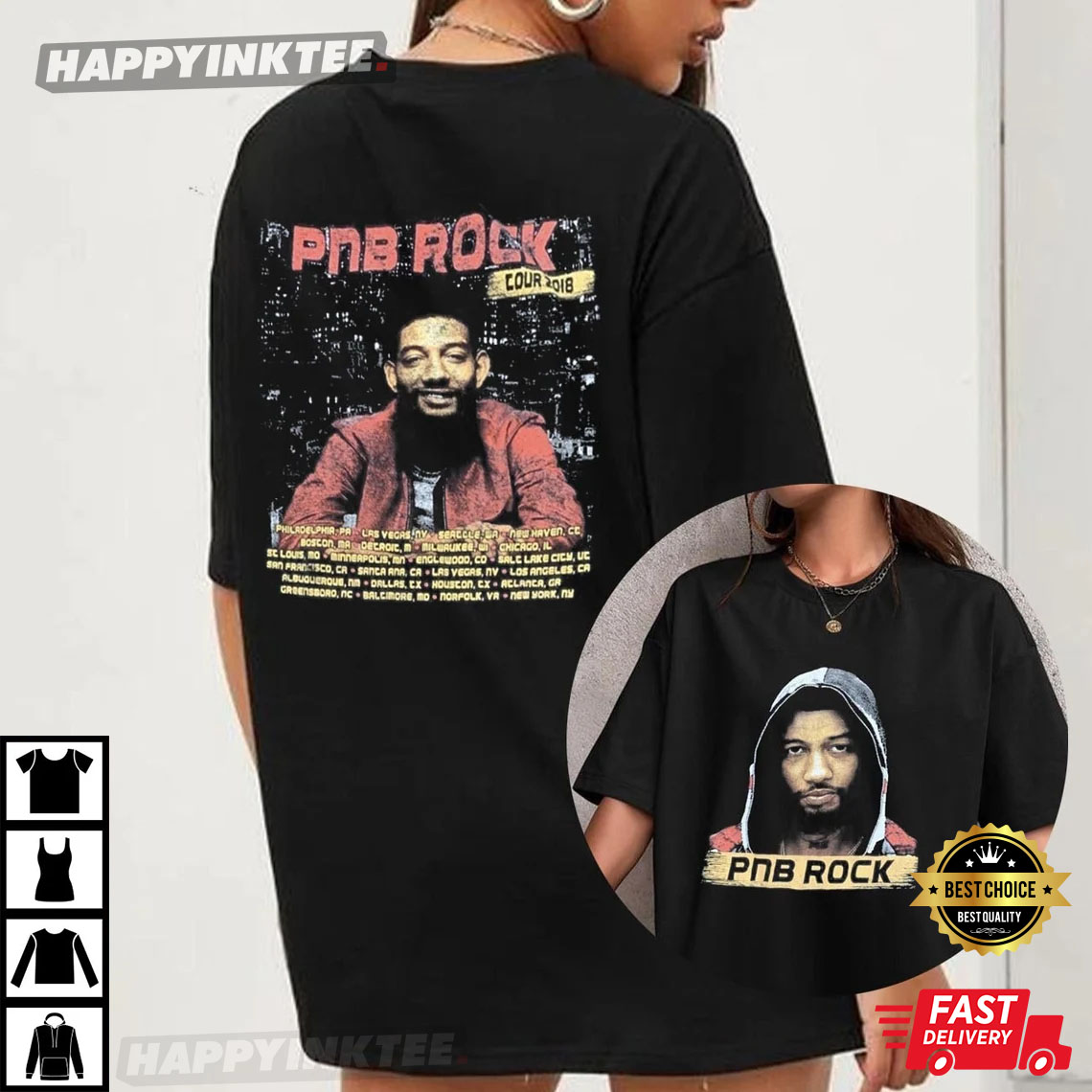 PnB Rock Tour Merch T-Shirt