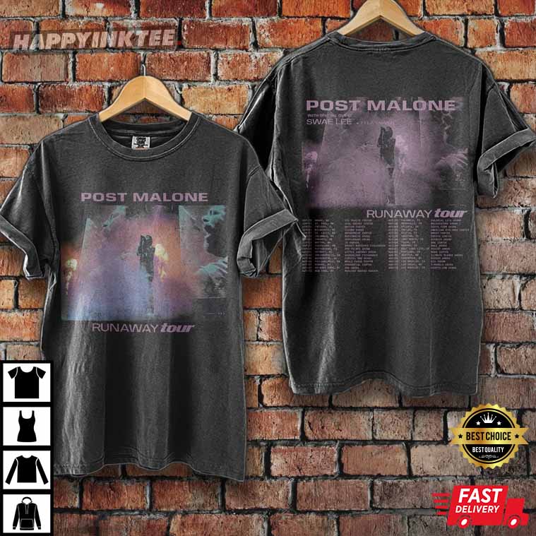 Post Malone Runaway Tour 2022 T-Shirt