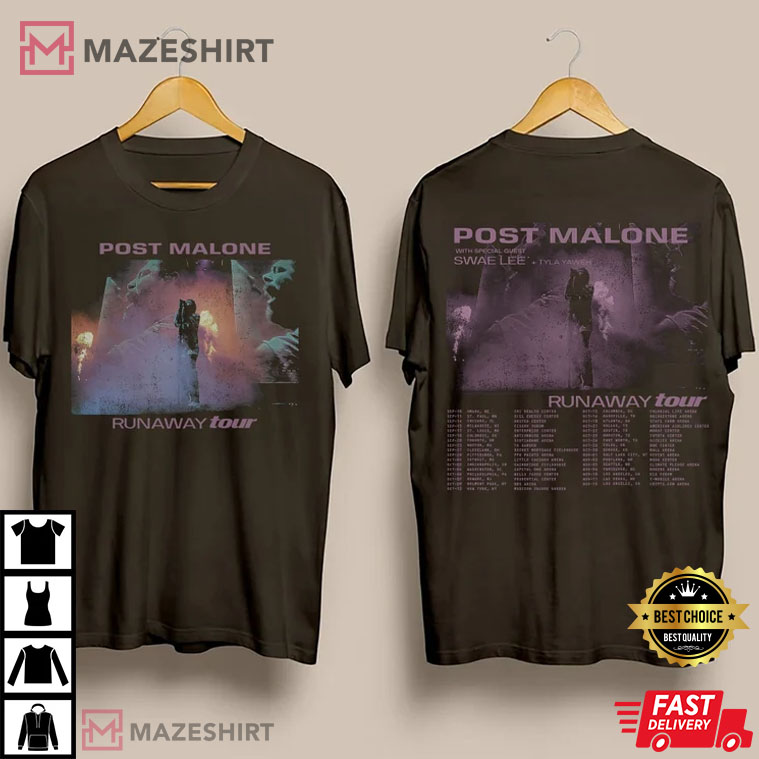 Post Malone Runaway Tour 2022 Vintage Best T-Shirt