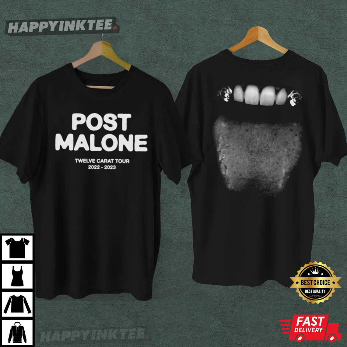 Post Malone Tour 2022 Music Concert T-Shirt