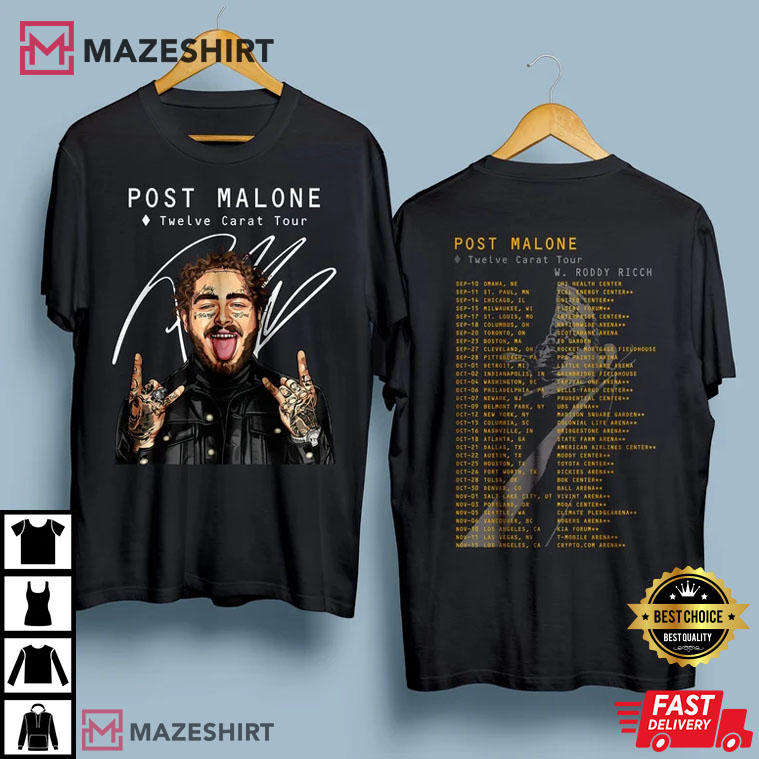 Post Malone Tour 2022 T-Shirt