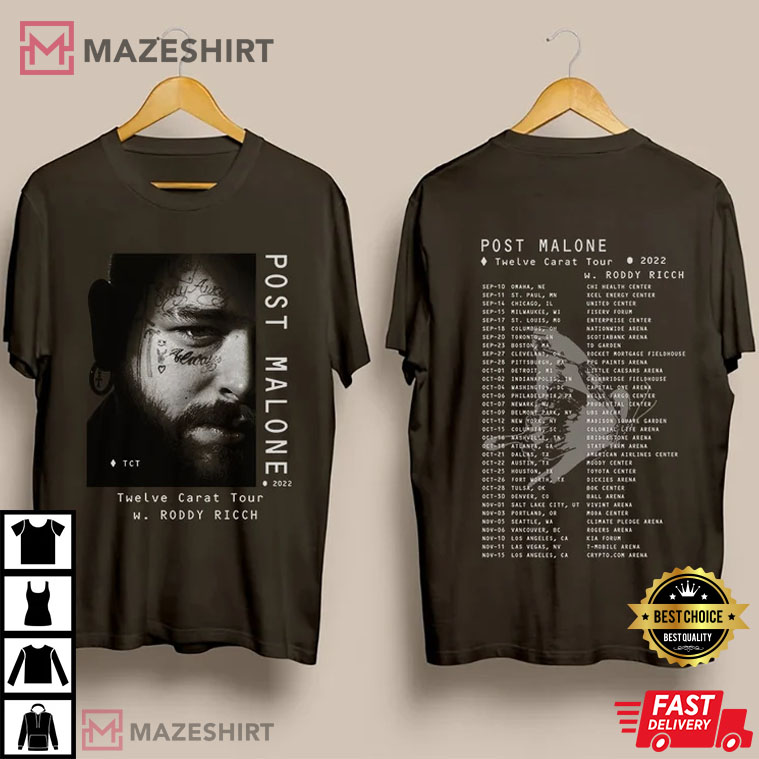 Post Malone Twelve Carat Give For Fan Best T-Shirt