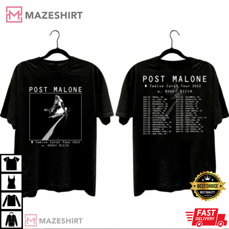 Post Malone Twelve Carat Toothache 2022 Tour Best T-Shirt