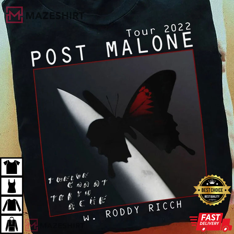 Post Malone Twelve Carat Tour 2022 T-Shirt