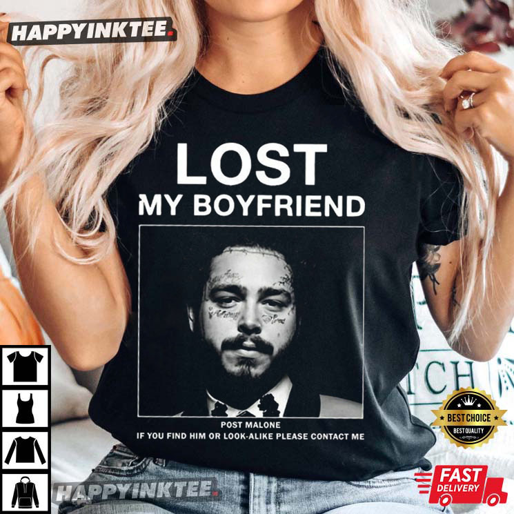 Posty Lost My Boyfriend Post Malone T-Shirt