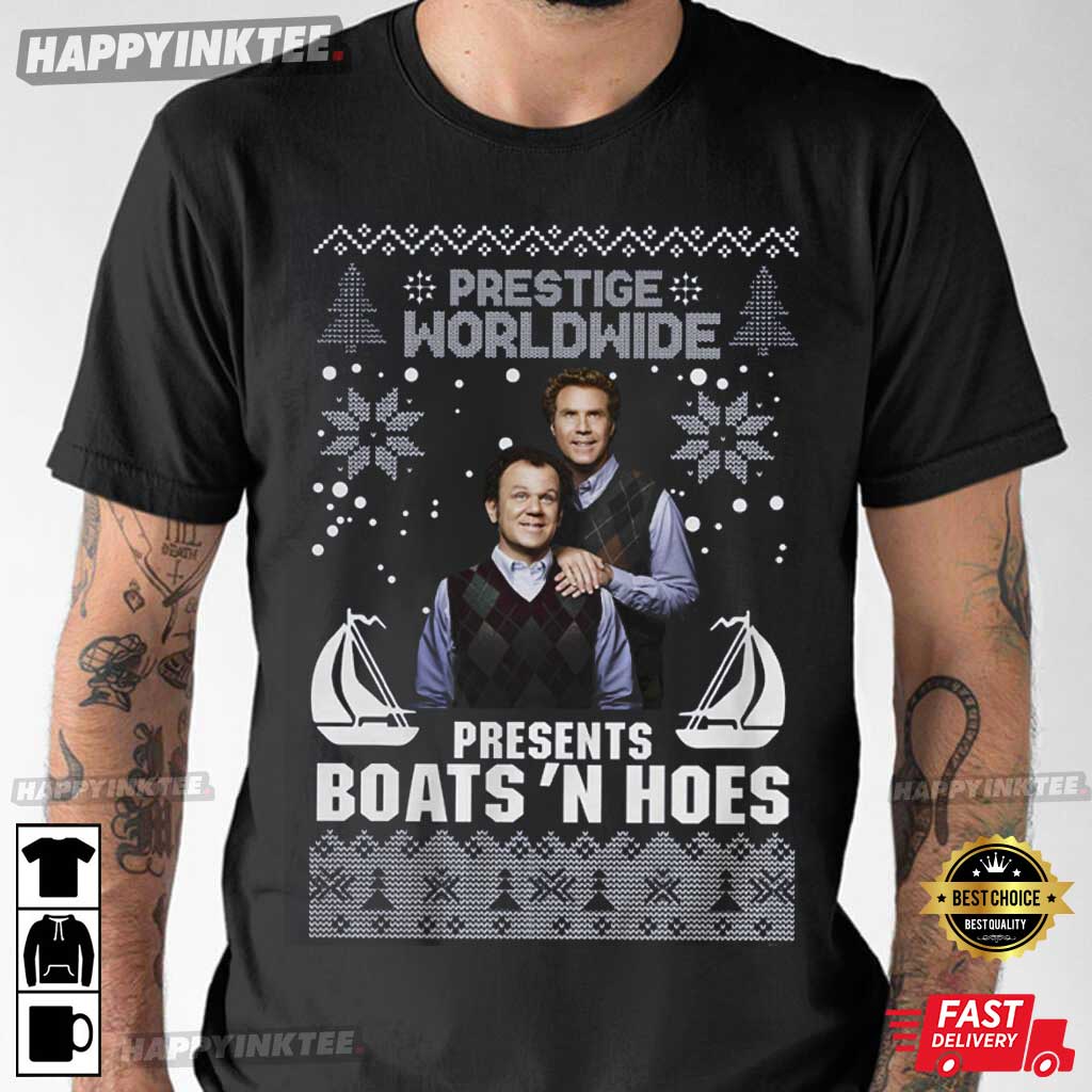 Prestige Worldwide Presents Boat’n Hoes Ugly Christmas T-Shirt