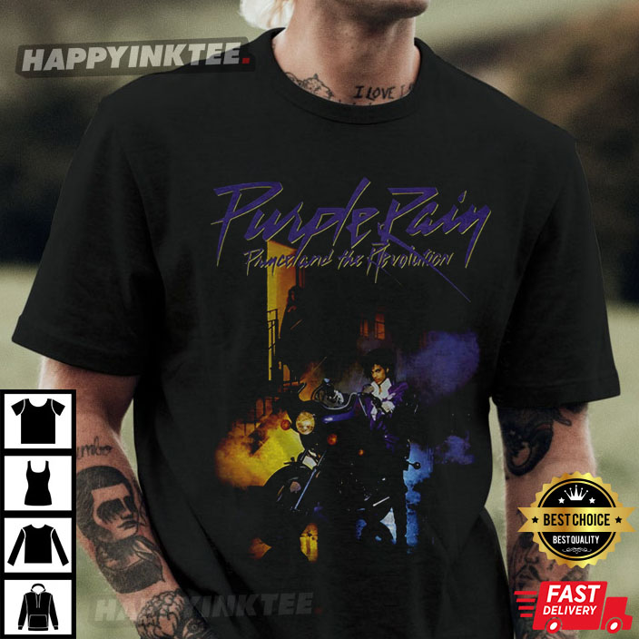 Prince Purple Rain Rock Music T-Shirt