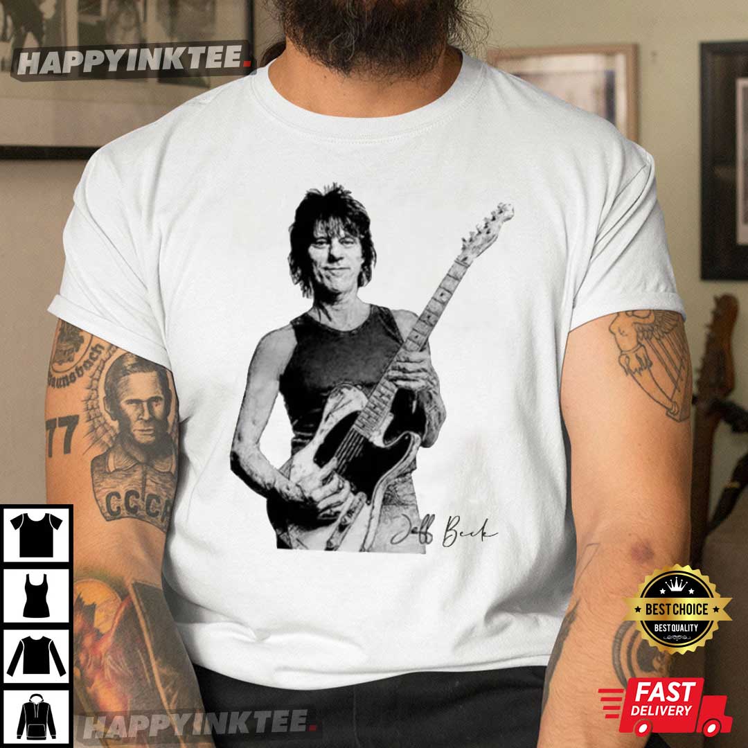 R.I.P Jeff Beck 1944-2023 Memories Guitar Legend Merch T-Shirt