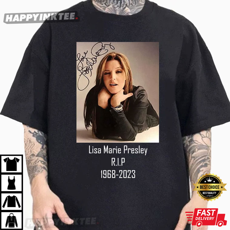 RIP Lisa Marie Presley 1968-2023 Gift For Fan T-Shirt