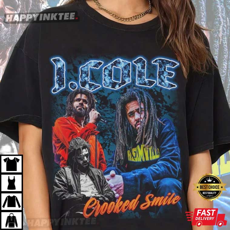 Rapper J Cole Hip Hop 90s Classic Retro T-Shirt