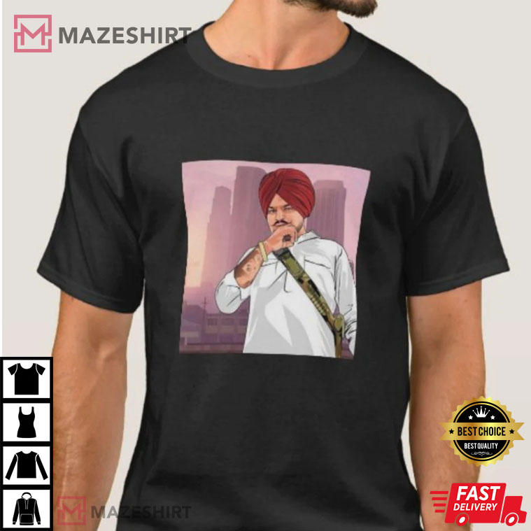 Rapper Sidhu Moose Wala Gift For Fan Shirt