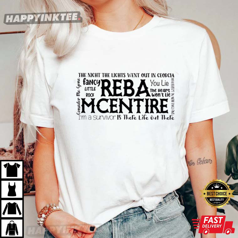 Reba McEntire Song Lyrics T-Shirt