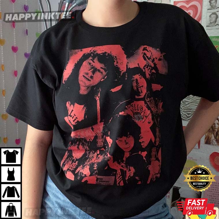 Red Collage y2k Black Best T-Shirt