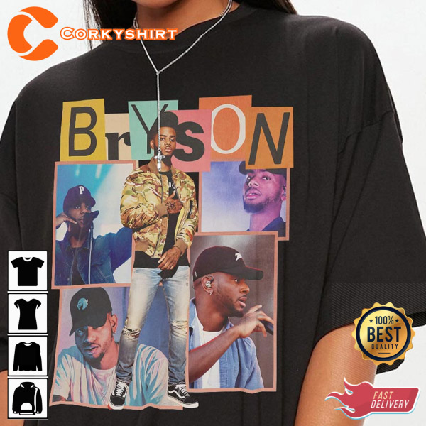 Retro Bryson Tiller Back And Im Better Tour Pen Griffey Fan Gift T shirt