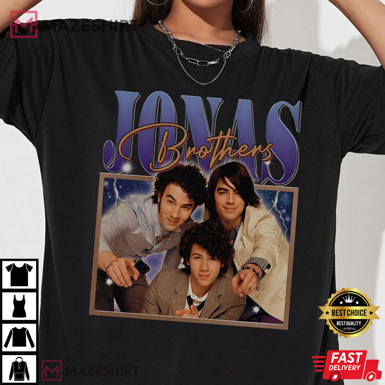 Retro Joe Jonas Brothers Band Vintage T-Shirt