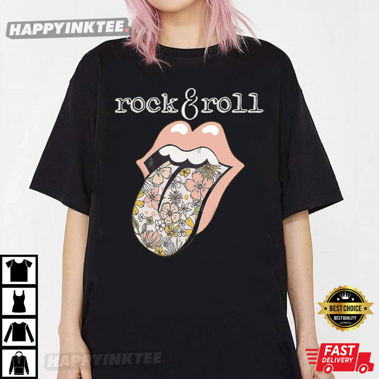 Rock And Roll Lips Shirt, Music Lover T-Shirt - Bring Your Ideas, Thoughts And Imaginations Into Reality Today