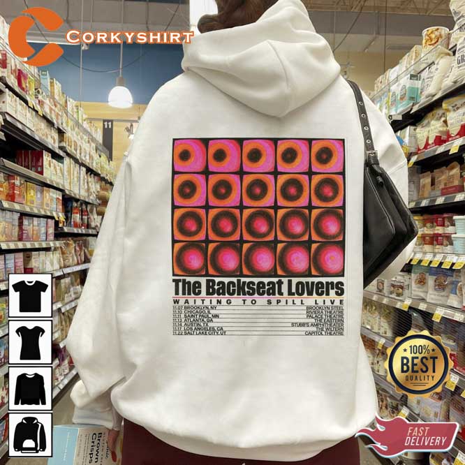 Rock Band The Backseat Lovers 2023 Tour Vintage T-shirt