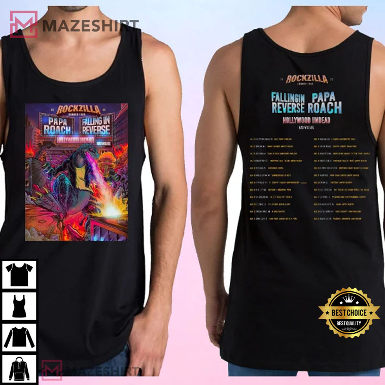 Rockzilla Summer Tour 2022 Merch T-Shirt