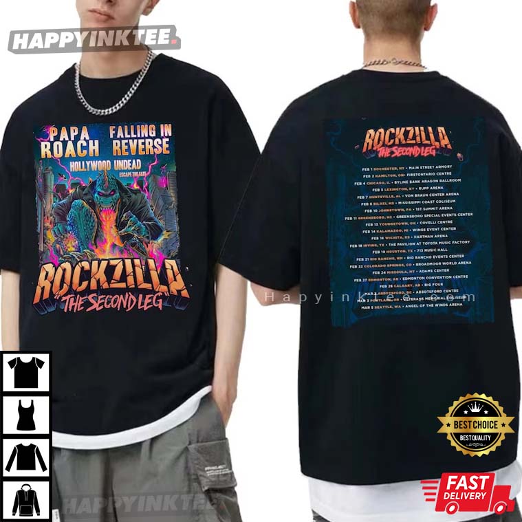 Rockzilla The Second Leg Tour 2023 T-Shirt