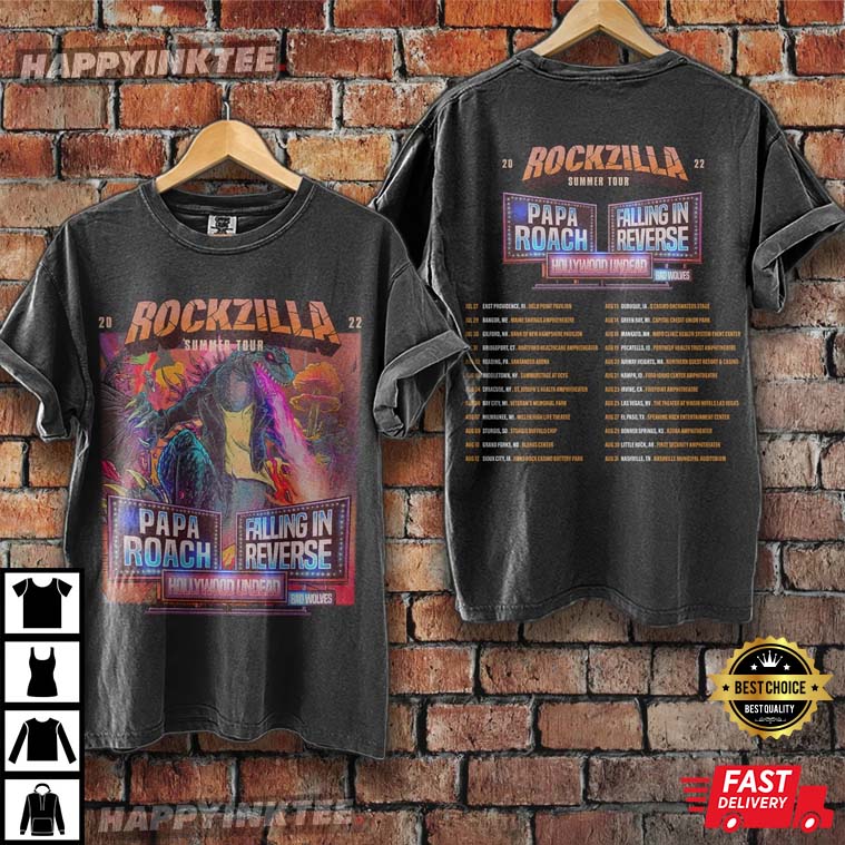 Rockzilla Tour 2022 Falling In Reverse Best T-Shirt