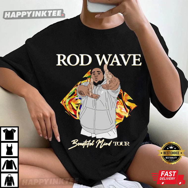 Rod Wave Beautiful Mind Tour Merch Unisex Best T-Shirt