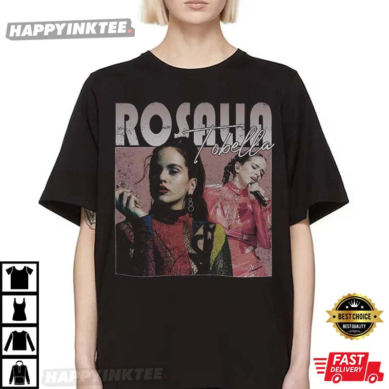 Rosalia Hip Hop 90s Vintage T-Shirt - Bring Your Ideas, Thoughts And Imaginations Into Reality Today