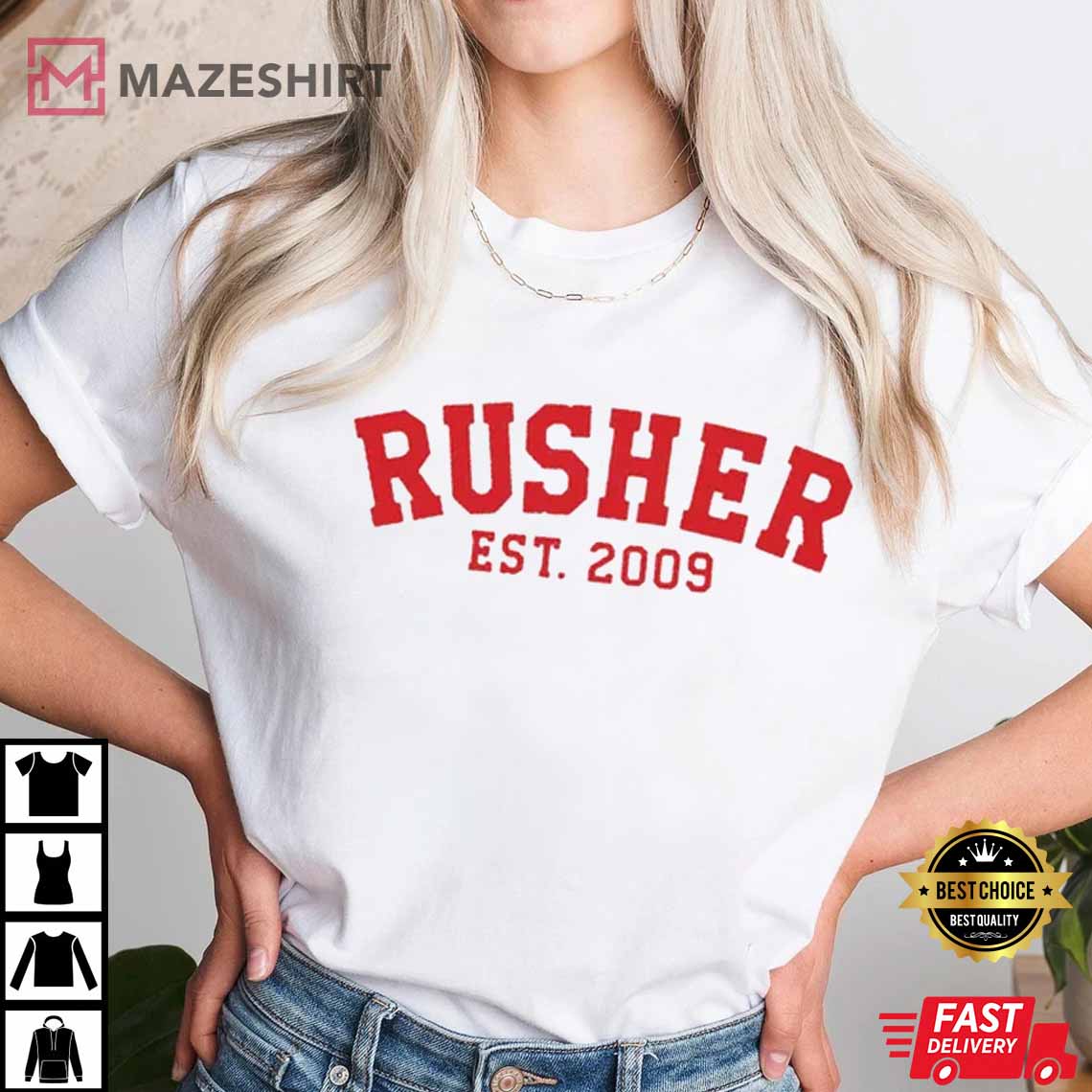 Rusher Est. 2009, Big Time Rush BTR Gift For Fan Shirt