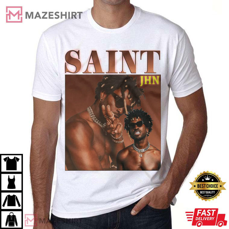 SAINt JHN Rap Hip Hop 90s Vintage Best T-Shirt