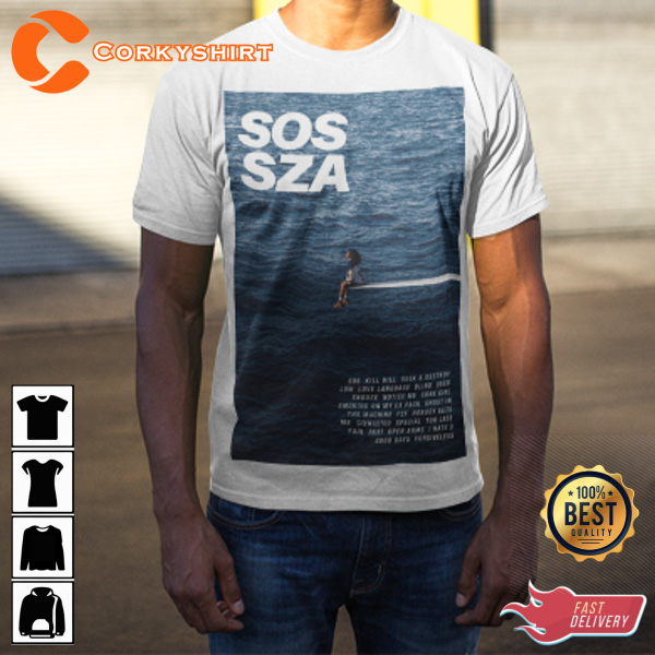 SOS Album SZA Gift for Sza Fans Kill Bill Printed T-Shirt Design