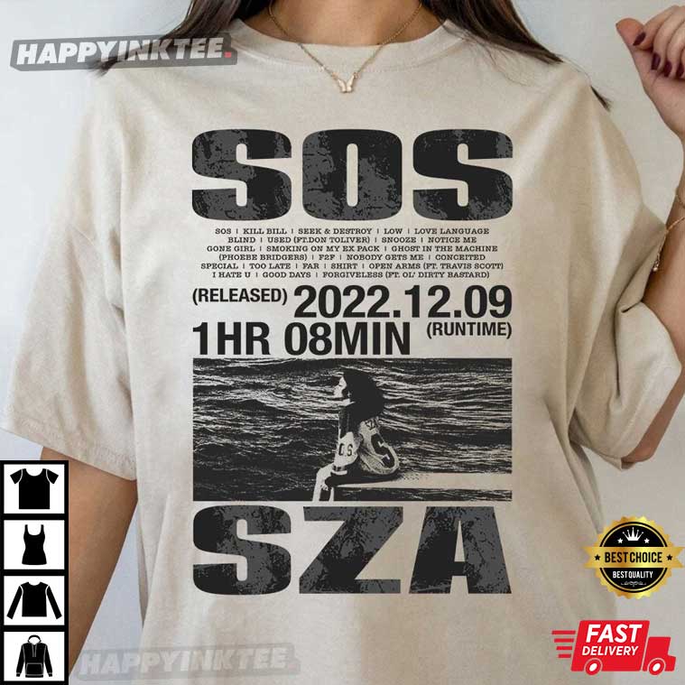 SOS Second Studio Album By SZA T-Shirt - Bring Your Ideas, Thoughts And Imaginations Into Reality Today