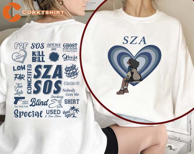 SZA Tour 2023 2-Sided Sweatshirt Gift To Music Lover