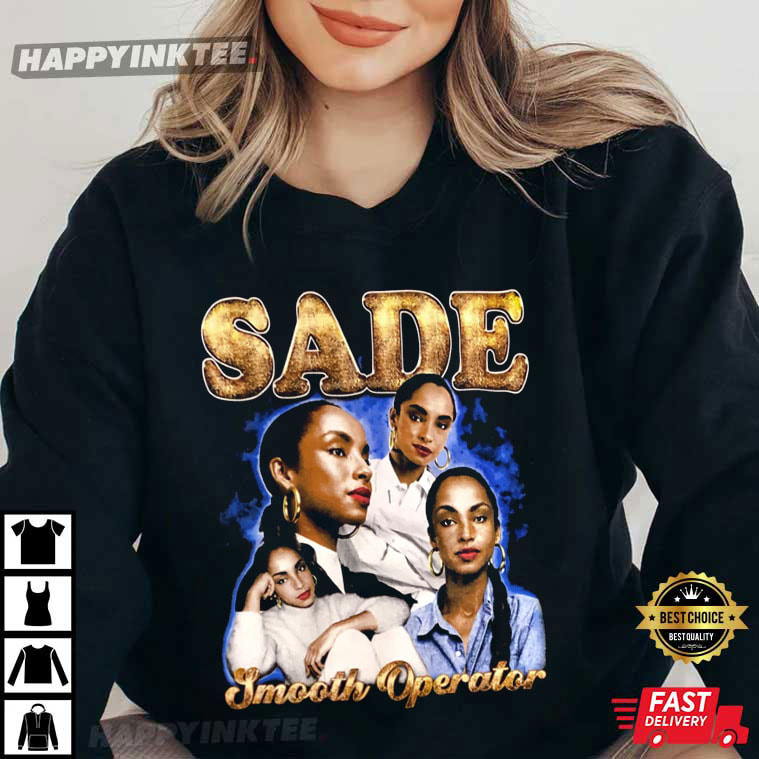 Sade Smooth Operator Vintage Bootleg Style T-Shirt