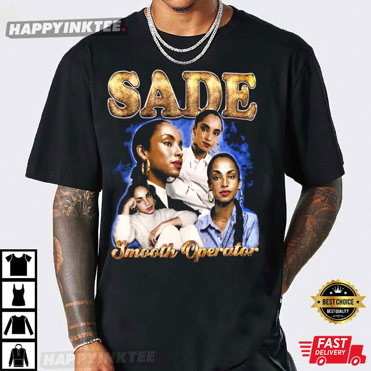 Sade Smooth Operator Vintage Bootleg Style T-Shirt